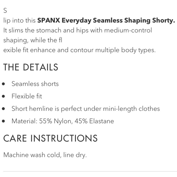 Pair of (2) Spanx Everyday Seamless Shaping Shorty Underwear NWT Soft Nude - Picture 2 of 7